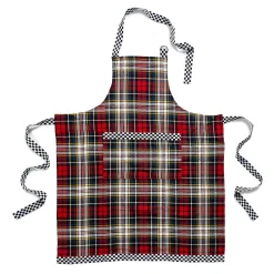 MacKenzie-Childs Tartan Check Woven Apron| Accessories|Kitchen & Table Linens