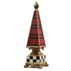MacKenzie-Childs Tartastic Dynasty Tabletop Tree| Holiday|Room Accents