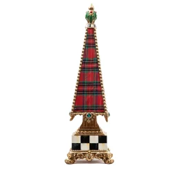 MacKenzie-Childs Tartastic Dynasty Tabletop Tree| Holiday|Room Accents