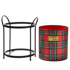 MacKenzie-Childs Tartastic Kindling Holder| Holiday|Outdoor