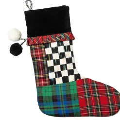 MacKenzie-Childs Tartastic Stocking| Holiday|Room Accents