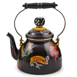 MacKenzie-Childs Tattoo 2 Quart Tea Kettle| Fall Entertaining|Tea Kettles