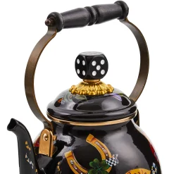 MacKenzie-Childs Tattoo 2 Quart Tea Kettle| Fall Entertaining|Tea Kettles