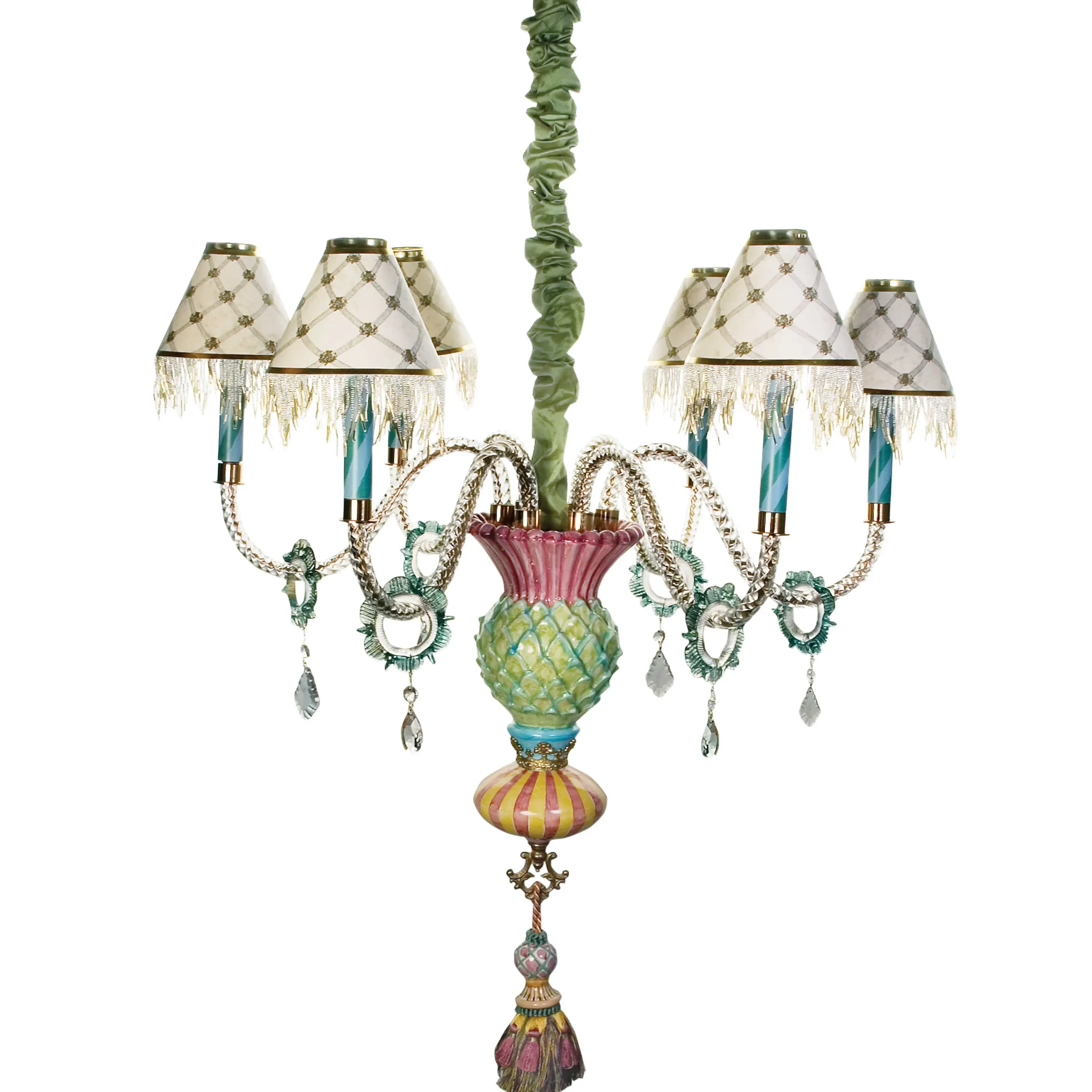 MacKenzie-Childs Thistle Chandelier| Lighting