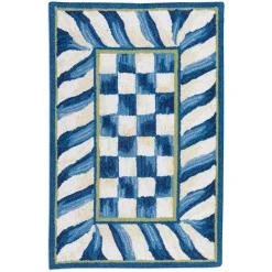 MacKenzie-Childs Truly Royal Check 2' x 3' Rug| Rugs