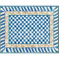 MacKenzie-Childs Truly Royal Check 8' x 10' Washable Rug| Rugs