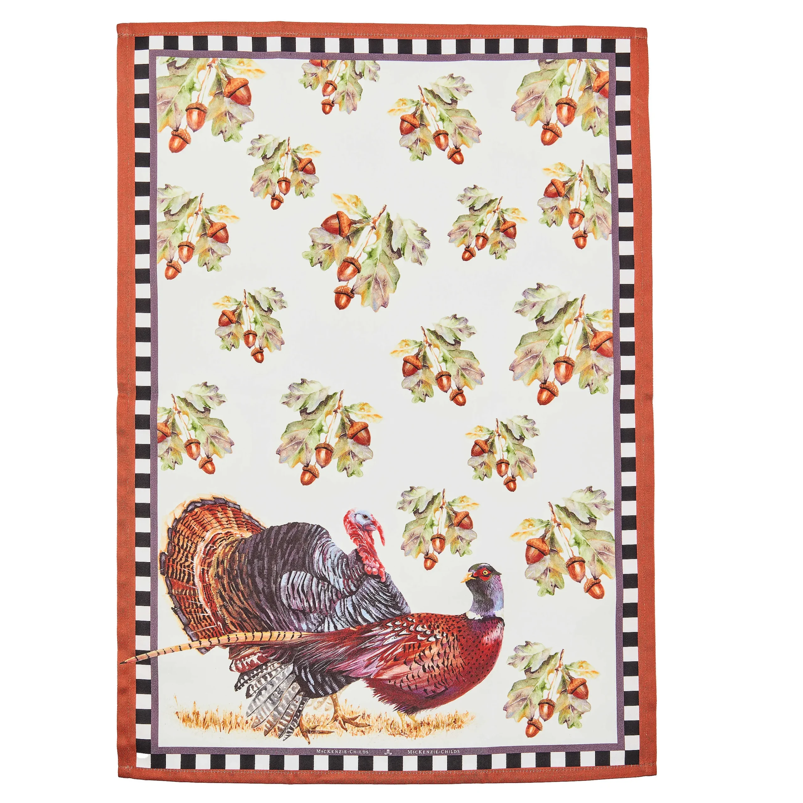 MacKenzie-Childs Turkey Trot Dish Towel| Fall Entertaining|Kitchen & Table Linens