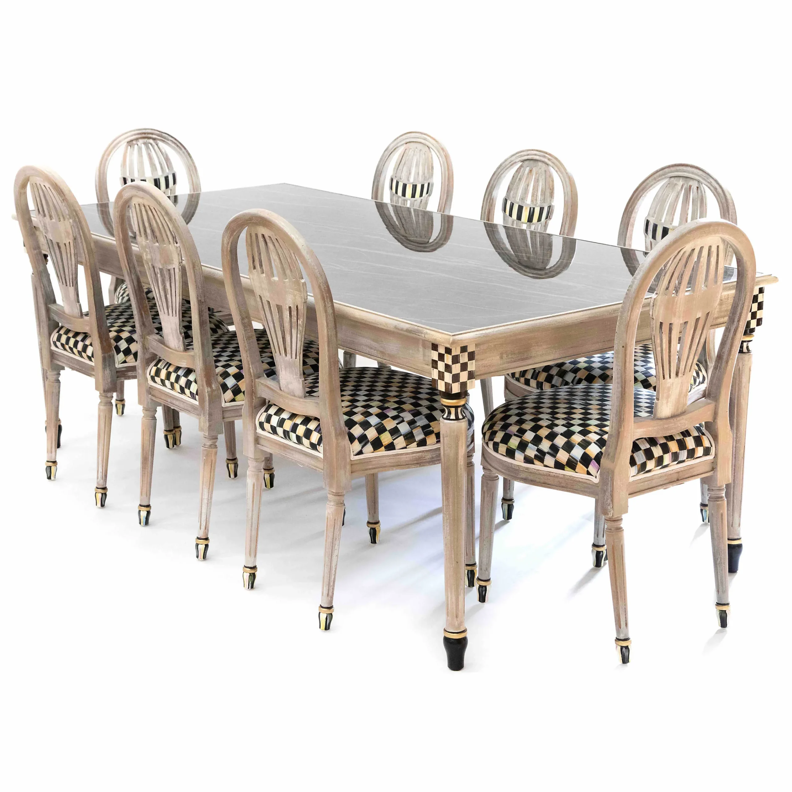 MacKenzie-Childs Tuscan Farm 84 Dining Table| Dining Room & Kitchen