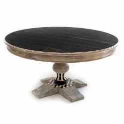 MacKenzie-Childs Tuscan Farm 62 Round Pedestal Table| Dining Room & Kitchen