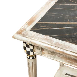 MacKenzie-Childs Tuscan Farm Square Accent Table| Entryway Furniture|Living Room