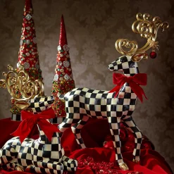 MacKenzie-Childs Westminster Resting Deer| Holiday|Room Accents