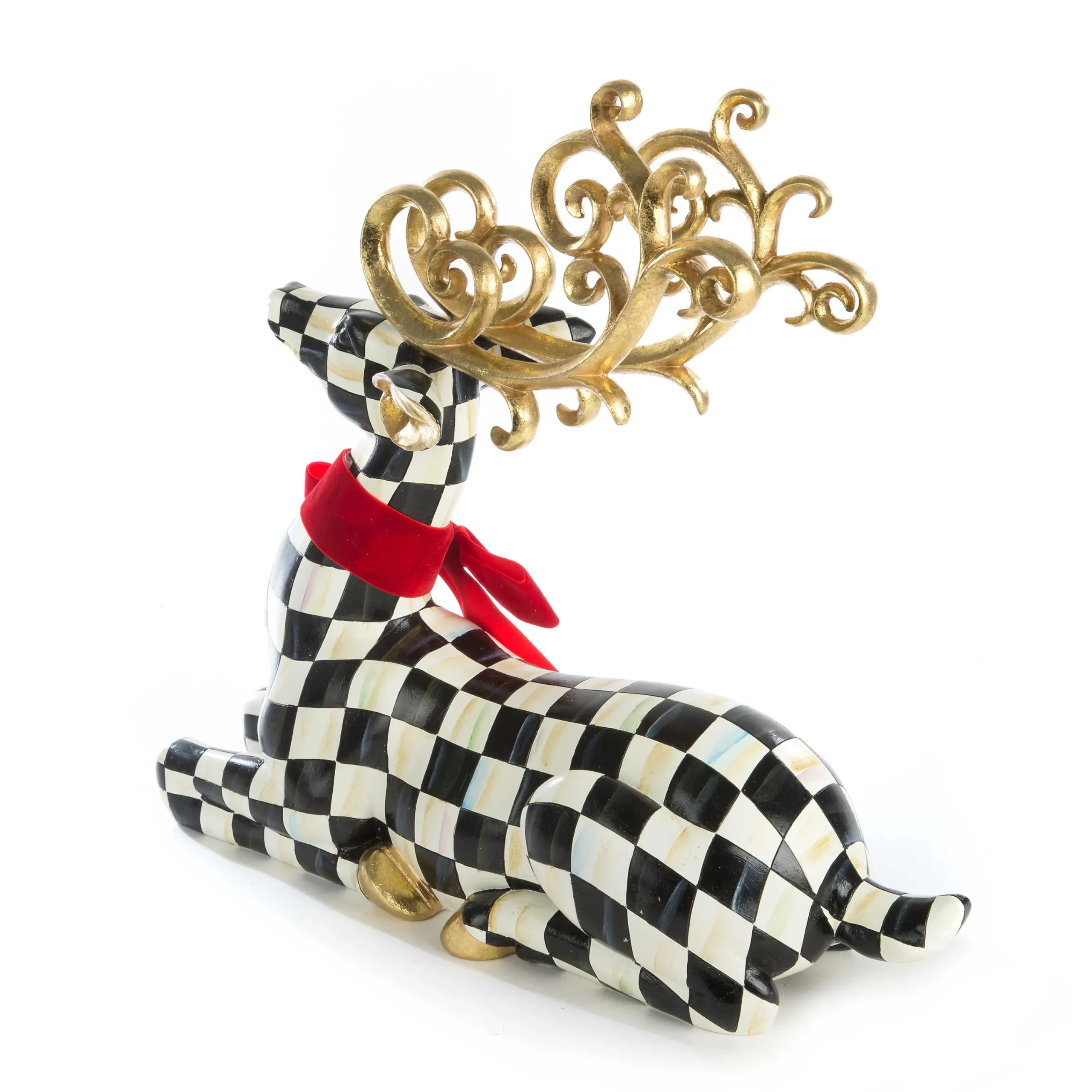 MacKenzie-Childs Westminster Resting Deer| Holiday|Room Accents