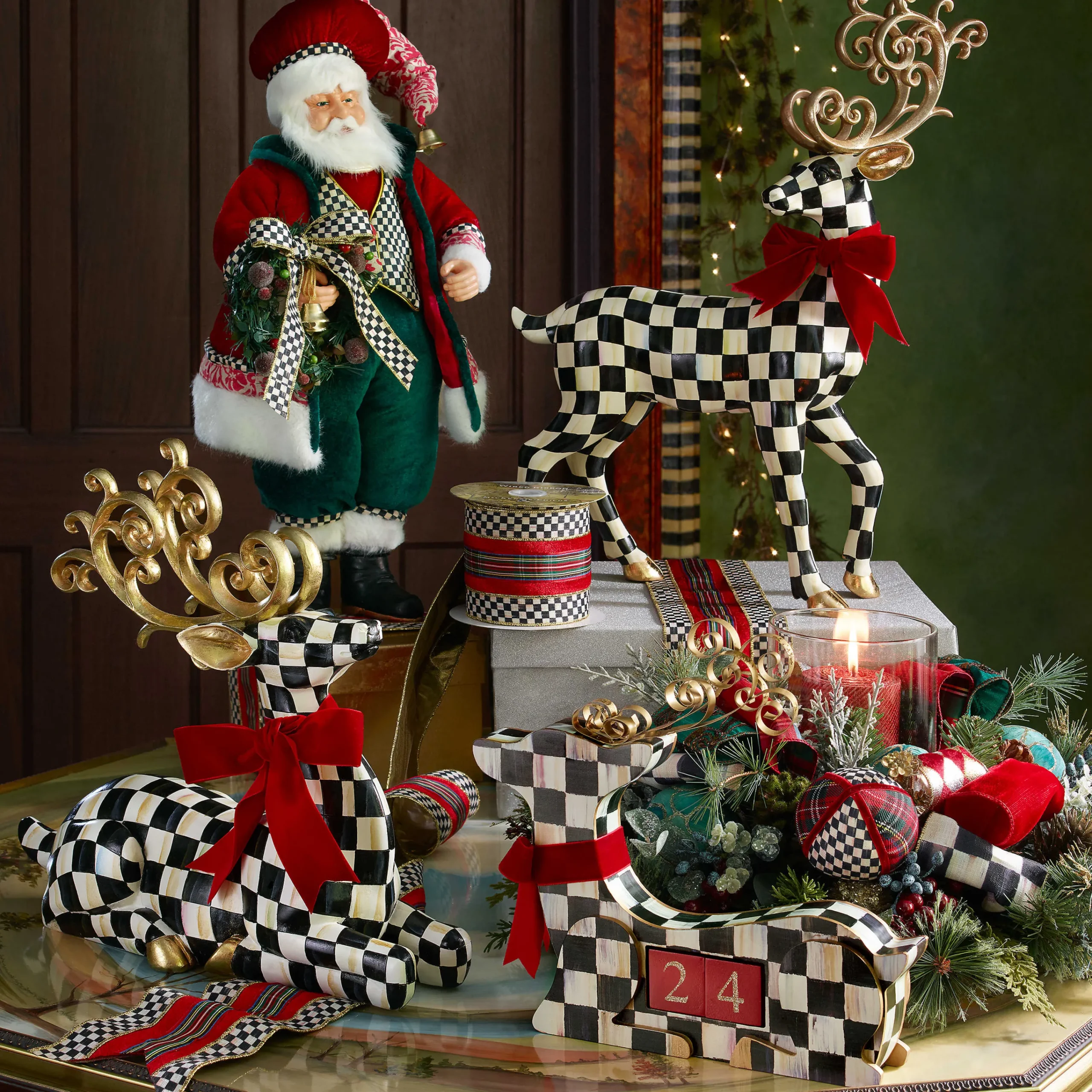 MacKenzie-Childs Westminster Standing Deer| Holiday|Room Accents
