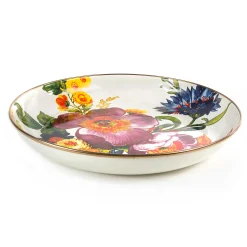 MacKenzie-Childs White Flower Market Abundant Bowl| Serveware