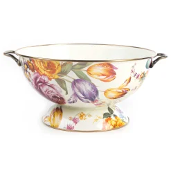 MacKenzie-Childs White Flower Market Everything Bowl| Bar Entertaining|Serveware