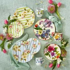 MacKenzie-Childs White Flower Market Mug| The Coffee Shop|Drinkware