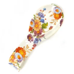 MacKenzie-Childs White Flower Market Spoon Rest| Kitchen Utensils & Tools