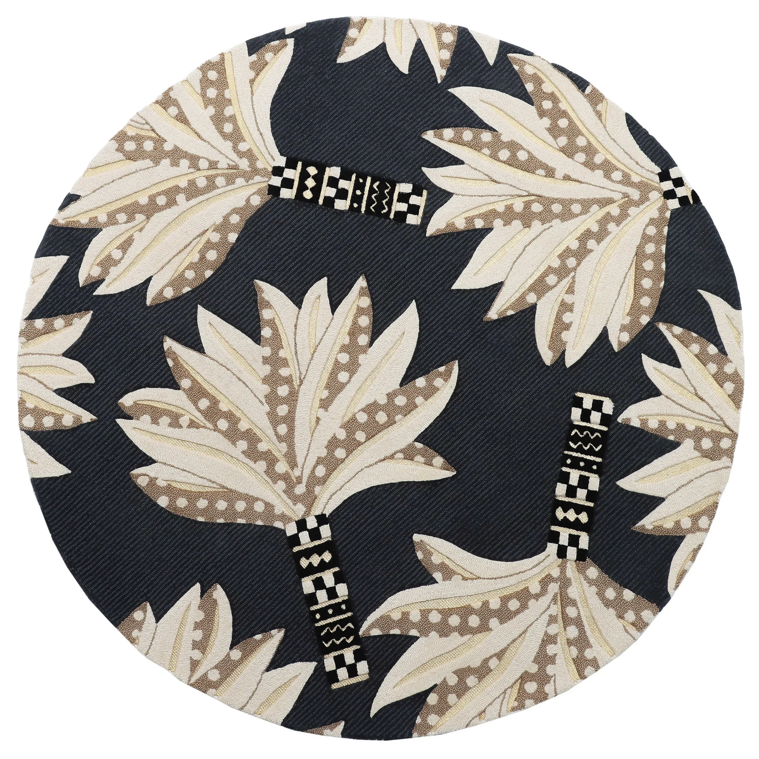 MacKenzie-Childs Wild Indoors 6' Round Rug| Rugs
