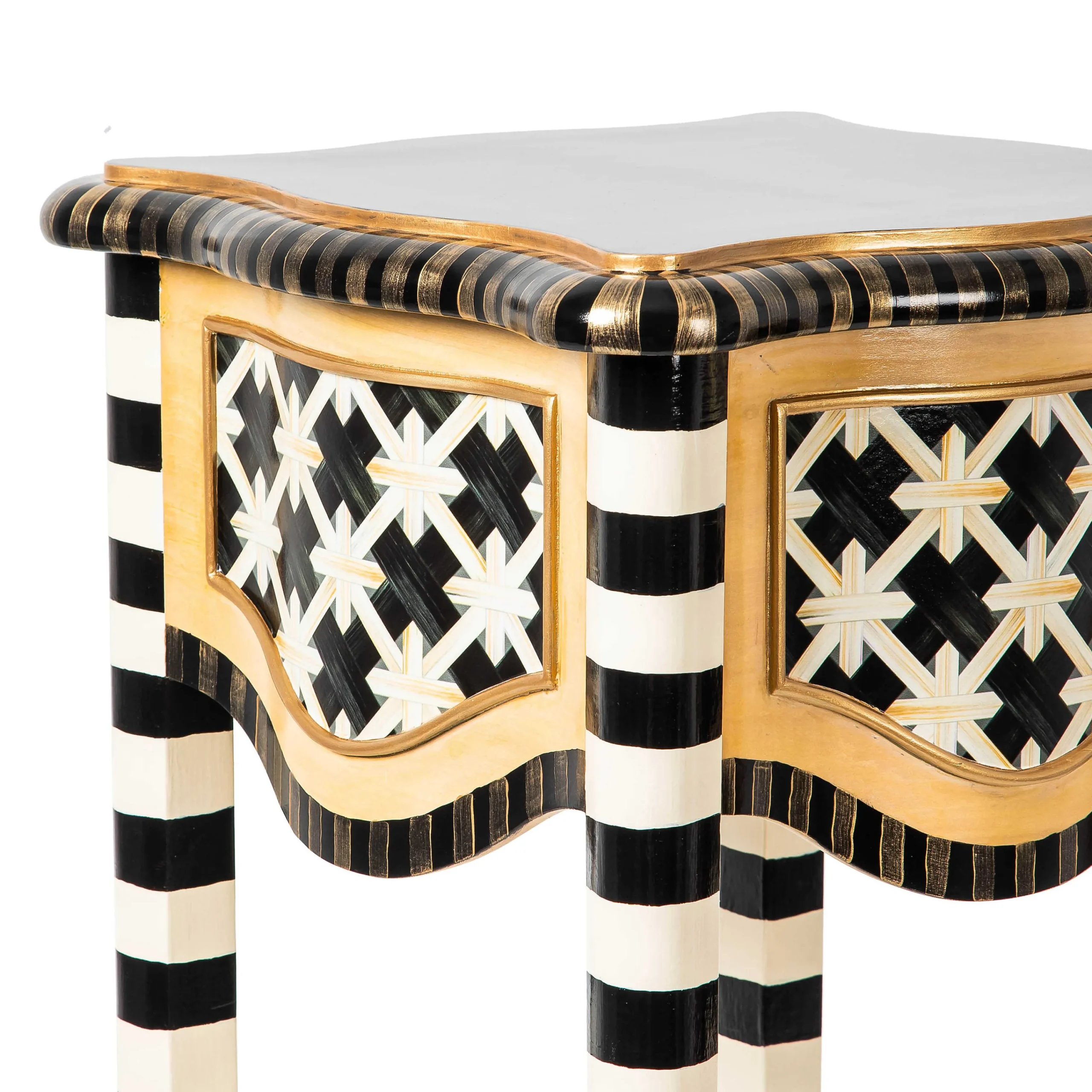 MacKenzie-Childs Wild Indoors Accent Table| Entryway Furniture|Living Room