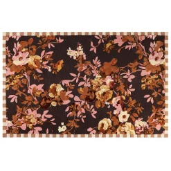 MacKenzie-Childs Wild Rose Floral 5' x 8' Rug| Rugs
