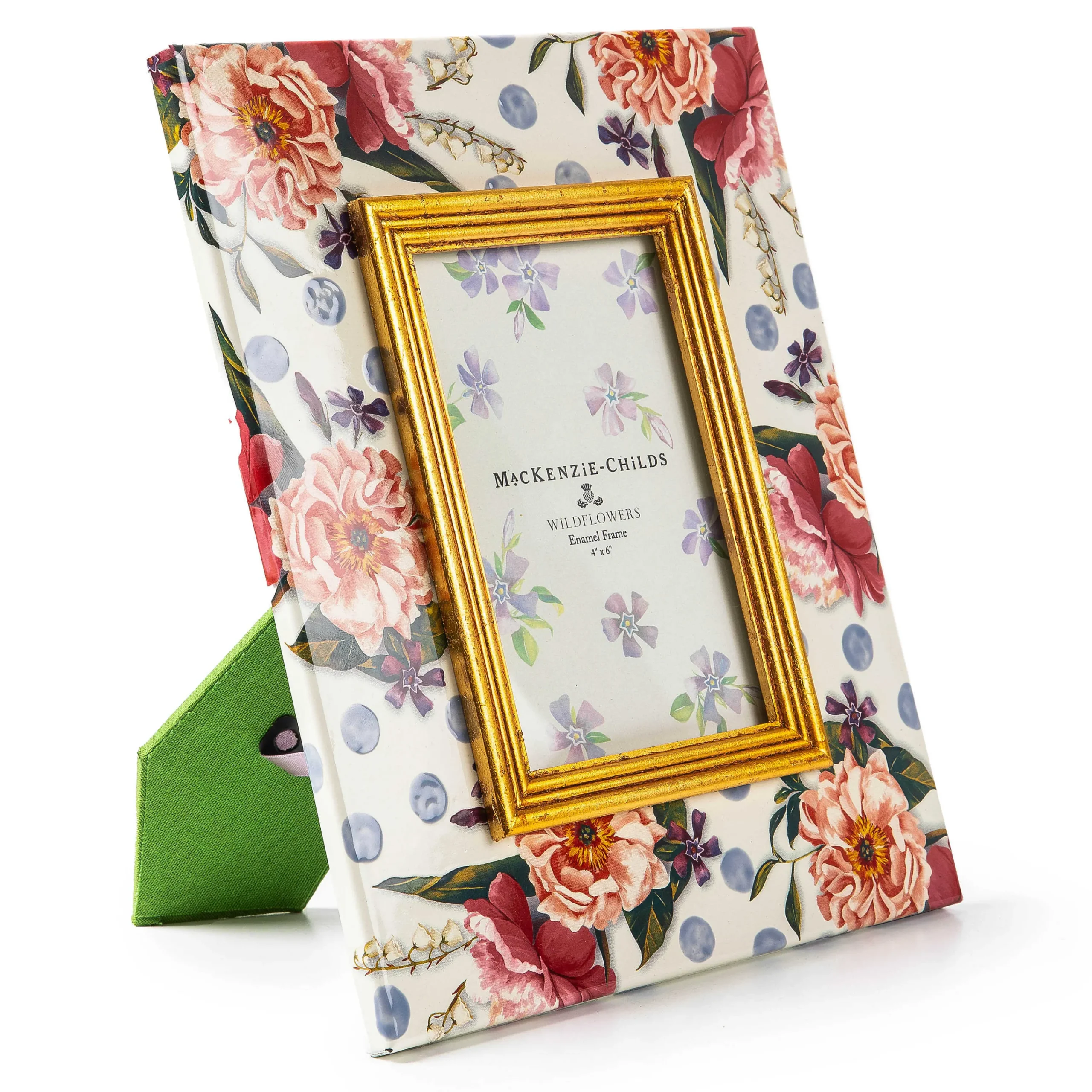 MacKenzie-Childs Wildflowers Blue 4 x 6 Frame| Room Accents