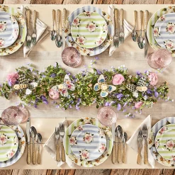 MacKenzie-Childs Wildflowers Butterfly Candle Holders, Set of 2| Spring|Candles & Fragrances
