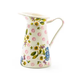 MacKenzie-Childs Wildflowers Pink Medium Practical Pitcher| Bar Entertaining|Serveware