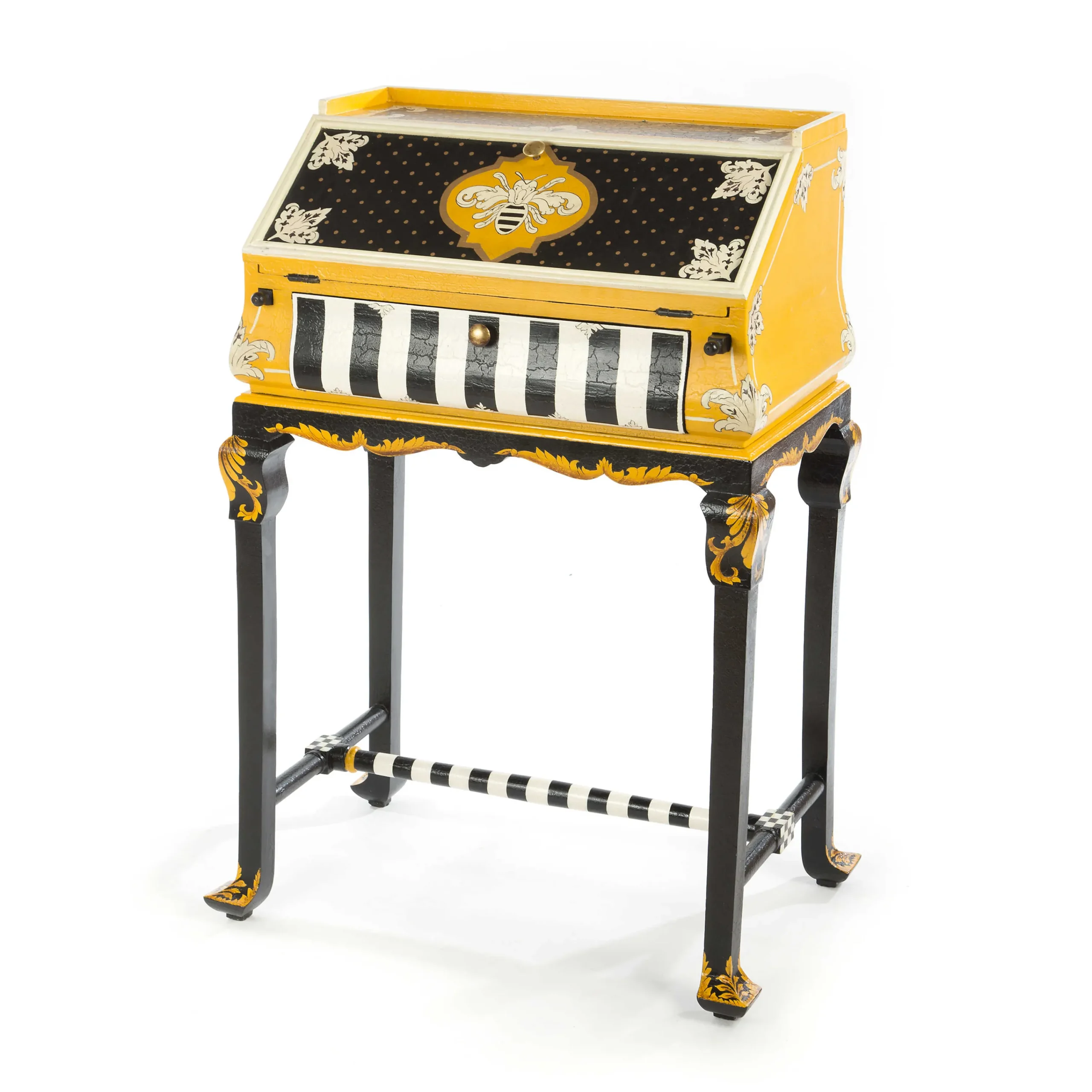 MacKenzie-Childs Worker Bee Writing Desk| Storage Furniture|Living Room