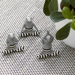 MacKenzie-Childs Yoga Frogs, Set of 3| Room Accents